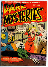 DARK MYSTERIES #8 VG/F 5.0 MASTER PUBLICATIONS 1952 PRECODE HORROR picture