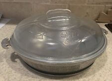 Vintage Guardian Service Ware 12” Chicken Fryer Roaster with Domed Glass Lid picture