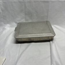 Vintage Mirro Aluminum 13x9x2 5/8” Baking Cake Pan with Slide on Lid 5488M NL picture