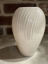 Lenox Mirage Flower Vase Embossed Porcelain Fine Ivory 6 1/2 Inch picture