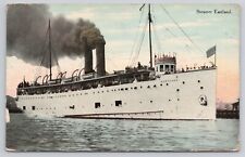 1910 Steamer S. S. Eastland Steamship Involved in 1915 Chicago Disaster Postcard picture