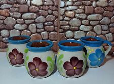 HANDMADE MEXICAN Jarrito coffee clay MUG pottery  Tazas ARTESANIA MEXICANA barro picture