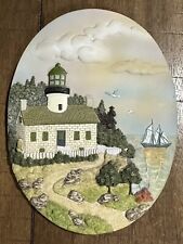 Old Point Loma Lighthouse San Diego Ceramic Oval Wall Hanging Popular Imports picture