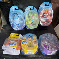Disney Pixar Inside Out Lights Up Figure Lot Joy Anger Sadness Disgust Fear picture