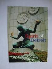 Railfans2 474) Detroit Michigan, Spirit Of Detroit Statue By Marshall Fredericks picture