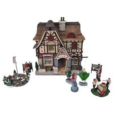 🚨 LEMAX Christmas Village Building THE LANES ARTS  & CRAFTS 95472 + Accesories picture
