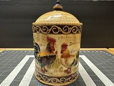 Vintage Burton & Burton Bogart GA Chicken Rooster Cannister Decorative 8