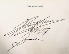 Ansel Adams Authentic Autograph 1979 Yosemite picture