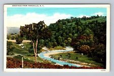 Parksville NY-New York, Scenic Countryside Greetings, Antique Vintage Postcard picture