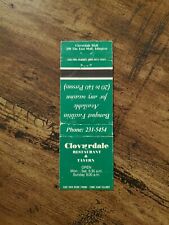Vintage Matchbook Cloverdale Mall Islington Toronto Ontario Canada  26 picture