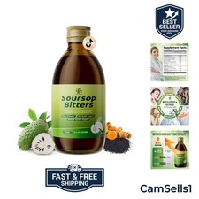 Organic Soursop Liquid Extract - Antioxidant Rich for Digestive Wellness - 8 Oz picture