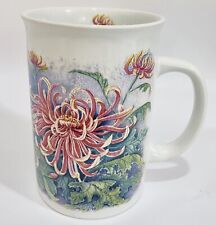 Vintage Potpourri Press Spider Mums Mug Pink Floral Flowers 1993 Ceramic picture
