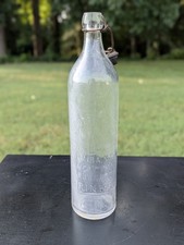Antique Eagle Bottling Works Elmira NY Carbonated Drinks Blob Top W/Bail/Stopper picture
