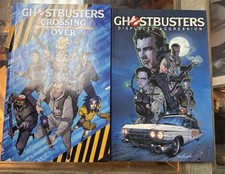 2 TPB lot Ghostbusters Crossing Over IDW Displaced Aggression Pair picture