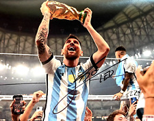 LIONEL MESSI Leo (Argentina) Hand Signed 7x5 inch Photo Original Autograph w/COA picture