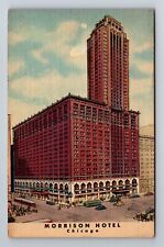 Chicago IL-Illinois, Morrison Hotel, Advertising, 1951 Antique Vintage Postcard picture