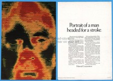 1969 Polaroid Land Film Thermography Man Headed for a Stroke Medical Ad picture
