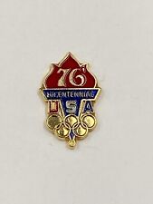 Vintage 1976 Bicentennial USA NOC Lapel Pin Brooch picture