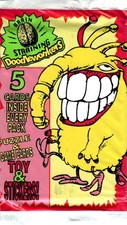 1996 Doodlewonkers Brain Straining Puzzle and Game Activity Card Pack Pack Art 2 picture