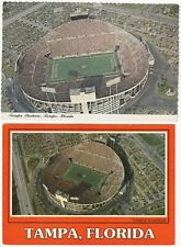 (2) Old Tampa Bay Buccaneers Football Stadium Postcards - Super Bowl XVII & XXV picture