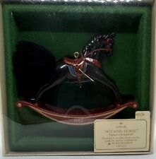 1982 Hallmark Rocking Horse Christmas Ornament - Second In Series picture