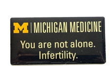 Michigan Medicine You Are Not Alone Infertility Lapel Pin picture
