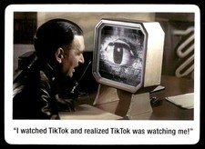 Tik Tok Watching Me TV Eye 2025 Monster Memes Card #34 (NM) picture