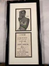 New Years Eve Club Ad Pre Euro Paris. Signed picture