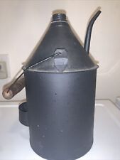 Vintage/country Oil Can Bail Handle Long Spout Screw Top Great Patina picture