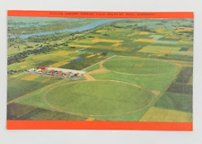 Civilian Airport Fleming Field South St. Paul Minnesota Postcard Linen Unposted picture