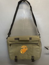USMC EGA Emblem Laptop Computer Book Green Travel Bag picture