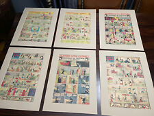 Fontaine Fox, Sunday News NY from 1937 Lot Of 6 Comics Pages , Great picture