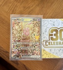 Pokémon TCG Mew ex 152/128 30th Celebration special illustration rare picture