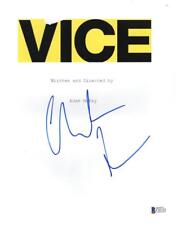 CHRISTIAN BALE SIGNED VICE FULL SCRIPT AUTHENTIC AUTOGRAPH BECKETT COA picture