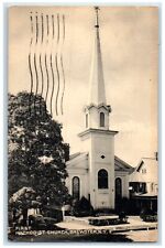 1943 First Methodist Church Exterior Building Brewster New York Vintage Postcard picture