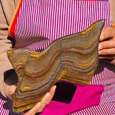 6.51LB Rare Natural Beautiful Yellow Tiger Crystal Mineral Specimen Heals 1641 picture