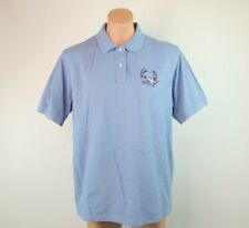 VTG 90s NASA Space Center Shirt L/XL Employee Issue Embroidered Rocket UF-1 Blue picture
