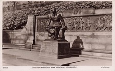 SCOTTISH-AMERICAN WAR MEMORIAL POSTCARD EDINBURGH SCOTLAND UK 1910s RPPC TUCK picture