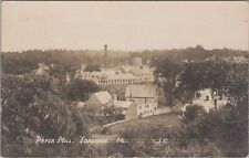 Paper Mill Topsham Maine 1912 Brunswick PM RPPC Photo Postcard picture