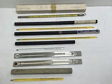 Lot of (7) Vintage Scientific Liquid in Glass Bulb Thermometers picture