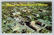 Cheyenne WY-Wyoming, Aerial View Capitol, Vintage Postcard picture