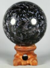 280g Large MERLINITE Mystic Tumbled Ball Stone Magic Shaman Psilomelane Gabbro picture