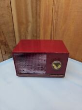 RCA Victor Model 3-X-535 Working RED MID CENTURY MODERN RARE NICE picture