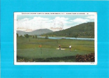 Vintage Postcard-Queen City Country Club 9th Green, Warensburg, NY. picture