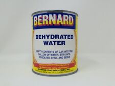 Bernard Dehydrated Water Can - Gag Gift Joke Metal Container Dry Empty VIntage picture