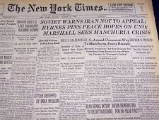 1946 MARCH 17 NEW YORK TIMES - RUSSIA WARNS IRAN NOT TO APPEAL - NT 2321 picture