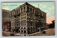Milwaukee WI-Wisconsin, Hotel Ptister, Exterior, Vintage Postcard picture