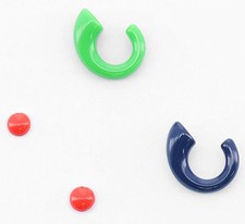 Idolish7 Hyaku Magnet Earrings Replica 4pc Set Non-Metal Accessory Movic Japan I picture
