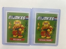 GIJokes Bo Torch/Methane Shane 2 Card Set Signed by Mark Pingitore picture