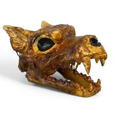 Realistic Werewolf Skull ~ Halloween Decoration Prop ~ Aged Zombie Decorated picture